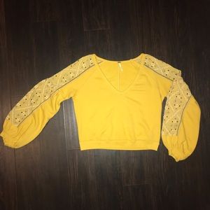Free People crop sweater